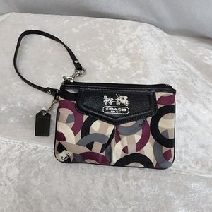 Coach Logo Wristlet